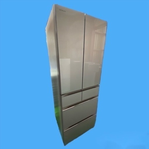 送料無料●2018年製●日立 HITACHI●R-HW52J(XN)●520L 6ドア●30日間保証付き●YJ-0527-21