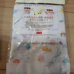 【引渡予定有】ガーゼケット ＆ ガーゼハンカチ（日本製）GAP袖レースベビーボディスーツ ベビー用 赤ちゃん用の画像