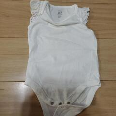 【引渡予定有】ガーゼケット ＆ ガーゼハンカチ（日本製）GAP袖レースベビーボディスーツ ベビー用 赤ちゃん用の画像