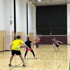 ※満員御礼※6/19(日)16:30-20:00【3時間半エンジョイバドミントン🏸✨　初級者練習会】　初心者〜中級　ゲーム&練習🏸✨　@一之江コニュニティ会館 　スポーツルーム（江戸川区） - メンバー募集