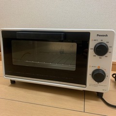【受け渡し者決定しました】オーブントースター　Peacock