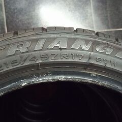 【取引中】TRIANGLE TR967 215/45ZR17 14年製バリ山 4本セットの画像