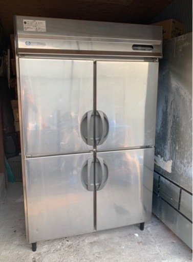 【商談中】業務用 縦型4枚扉冷蔵庫  Fukushima フクシマ URN-40RM 厨房機器 業務用冷蔵庫 大型 4ドア 4面 四面扉 冷蔵庫