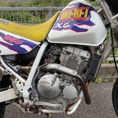 スズキ　ジェベル250 XC レストアベース　エンジン実動好調自賠責令和5年4月の画像