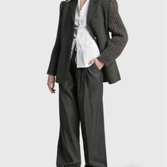 THEOPEN PRODUCT ストライプ レースアップ シャツの画像