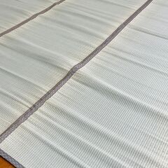 これからの季節に！江戸間８畳用　い草上敷きカーペット　数日使用の...