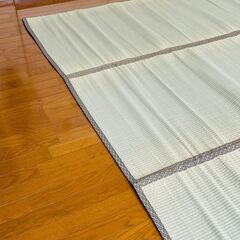 これからの季節に！江戸間８畳用　い草上敷きカーペット　数日使用の美品！！引き取り限定の画像