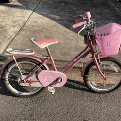 メゾピアノ　子ども自転車　補助輪付き