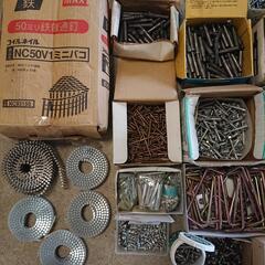 ネジ 釘 クギ 鎹 ビス アンカー スクリュー 大工 工具 建築 建設の画像