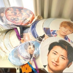 アイドル うちわ ジャニーズ 大量 まとめて カバー 嵐 関ジャ...