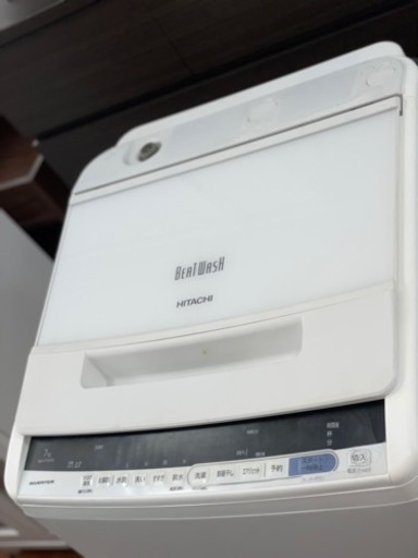 送料・設置込み　洗濯機　7kg HITACHI 2018年