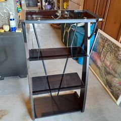 NITORI ニトリ  ガラスシェルフ ディスプレイラック 棚　/UJ-0096 南の画像