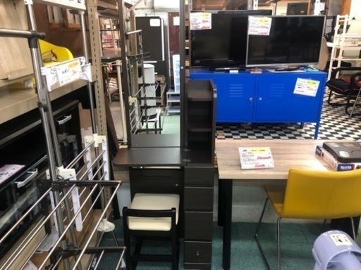 【リサイクルサービス八光　田上店　配達・設置OK】ニトリ　姿見ドレッサー(ノーブル BR)