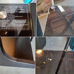 NITORI ニトリ  ガラスシェルフ ディスプレイラック 棚　/UJ-0096 南の画像