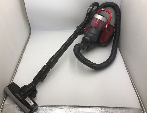 【動作品】★Panasonic/パナソニック★サイクロン掃除機　MC-SR33G‐R　メタリックレッド　2016年製