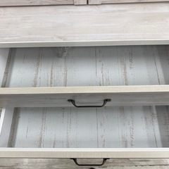 オシャレ 食器棚 ホワイト系