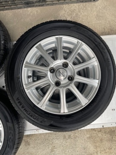 ヨコハマ　ECOS 175/65R14 アルミホイル　セット ヨコハマ ECOS 175/65R14 アルミホイル セット