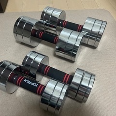 ベンチ　クロームダンベル 15kg✖️2 + 7.5kg✖️2 省スペース