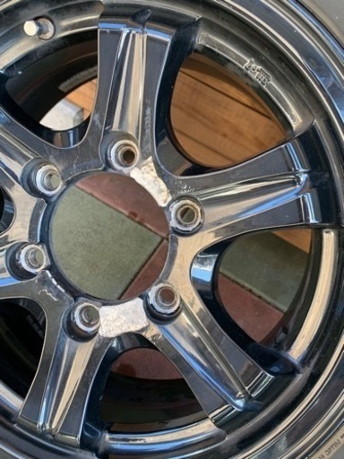 ハイエース15インチホイールWeds キーラーフィールド ブラック