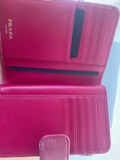 ★PRADA★二つ折り財布　IBISCO 人気色