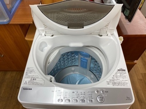I582 ★ TOSHIBA 洗濯機 （5.0㎏）★ 2019年製 ⭐動作確認済⭐クリーニング済