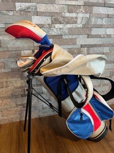 イグニオ クラブセット お手軽セットジュニア 6～8才用 身長115～135cm キャディバッグ付き 4本セット ゴルフ IGNIO ゴルフセット