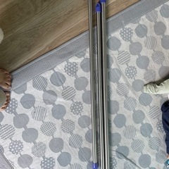 物干し棒　ステンレス2.1m〜3m 2本の画像