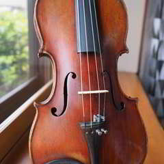 【選定分類：II-⑨オールド・ファクトリーメード・仏蘭西】Violin Mid19thCentury Ascribed to ALDRIC,1842鳥目杢●国内修復・セッティング・調整未済●試奏可の画像