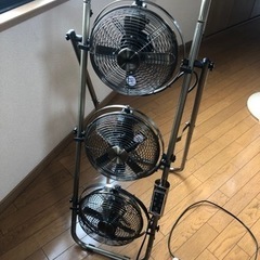 レトロ3連扇風機