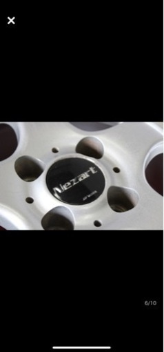 ■■ メーカー・商品名	WORK　NEZART　中古アルミホイール4本セット ■■ サイズ	15×6.5J　+38　PCD100/4H　ハブ径60ミリ ■■
