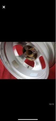 ■■ メーカー・商品名	WORK　NEZART　中古アルミホイール4本セット ■■ サイズ	15×6.5J　+38　PCD100/4H　ハブ径60ミリ ■■