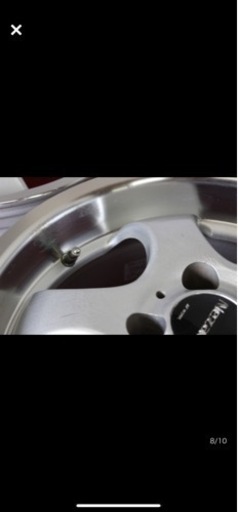 ■■ メーカー・商品名	WORK　NEZART　中古アルミホイール4本セット ■■ サイズ	15×6.5J　+38　PCD100/4H　ハブ径60ミリ ■■