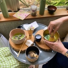 表参道のカフェで♪テーブル茶道ワークショップの画像