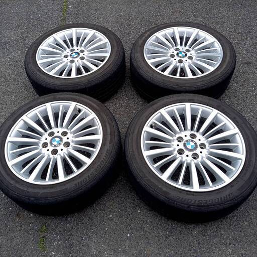 【中古品】BMW純正 18インチホイール 4本セット 3シリーズ（E90系、F30系）タイヤ付き