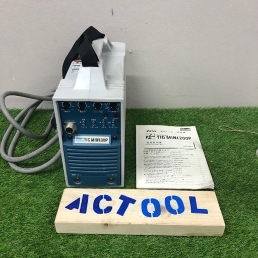 通電確認のみの為、ジャンク扱いです！　説明書付き　DAIHEN ダイヘン INVERTER TIG MINI 200P ティグ溶接機用直流電源