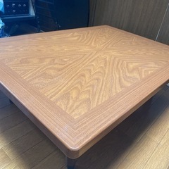 ダイニングテーブル　折りたたみ　ちゃぶ台　木製　ジャンク