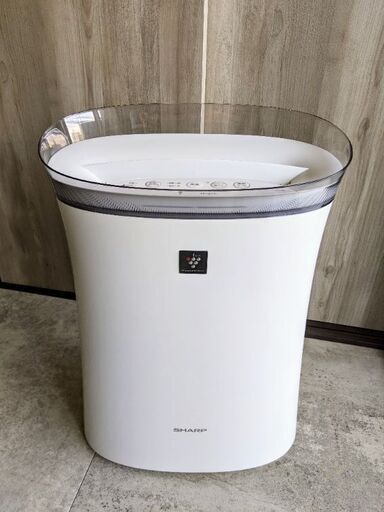 SHARP薄型空気清浄機 高濃度プラズマクラスター7000搭載 FU-H50-W