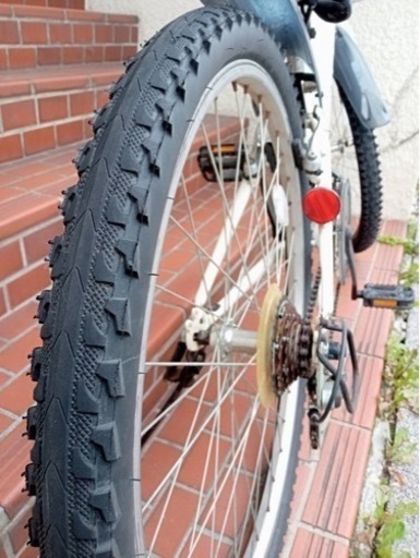 【ジュニアマウンテンバイク】26インチ　3x6 18段変速付　新品ベル付　若林自転車　浜大津店　SALE❗️