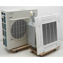 宮崎県内限定工事価格込み天井カセット形エアコン 5馬力 内機FDTZP1605SA 外機FDCVP1405HA 三菱重工 2020年 中古 の画像