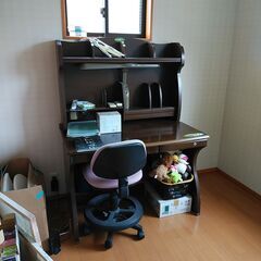 学習机です　捨てるには忍びないので　だれかお使いください