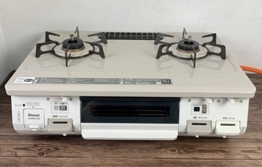 お引取り限定 19年製 Rinnai リンナイ LPガス用コンロ ガステーブル KGM640CTBEL 12A/13A 