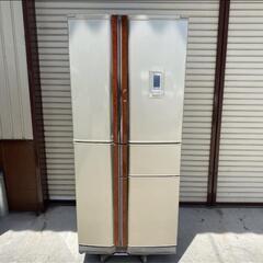 動作OK★SHARP 5ドア冷蔵庫 SJ-SV50F-C 02年...