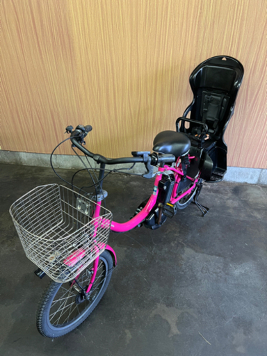 格安出品‼️ 子供乗せ 電動自転車 YAMAHA バビー  20インチ ピンク 自宅引き取り 記載地域配送可能❗️