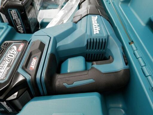 未使用品 makita 充電式 レシプロソー 40Vmax JR001GRDX 2.5Ah バッテリ2個 充電器 ケース付き マキタ 札幌市西区 西野