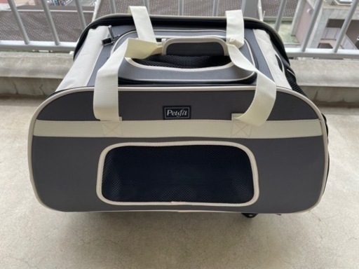 Petsfit ペットキャリー キャスター付 キャリーカート ペット用キャリーバッグ 犬 猫