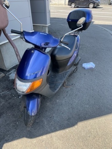 スズキ　レッツ　希少2スト　半ヘルシールド付き