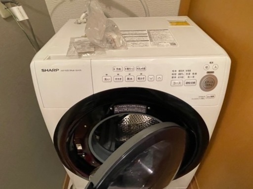 【大特価】SHARP 2020年コンパクトドラム洗濯乾燥機　ES-S7E ほぼ新品