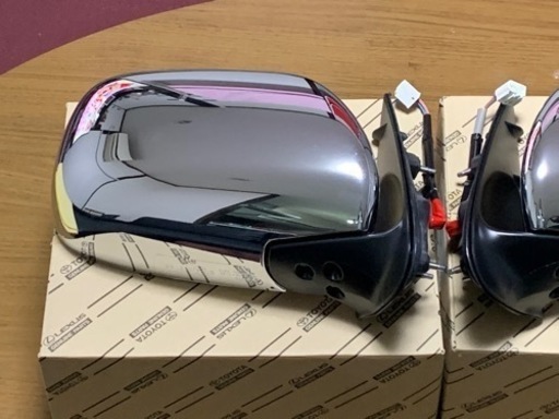 新品　200系　純正　ハイエース　レジアス　メッキドアミラー　