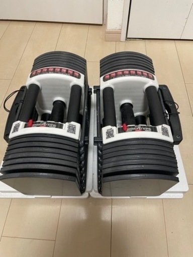 可変式ダンベル40kg×2と可動式ベンチ　引き取りのみ