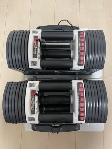 可変式ダンベル40kg×2と可動式ベンチ　引き取りのみ